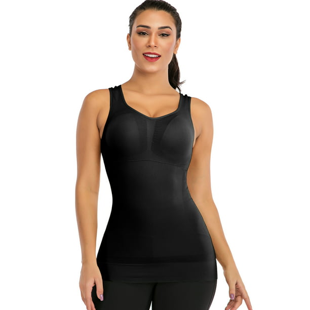 Ladies Womens Pull You In Hold Me In Bodyshaper Cami Shaper Vest for Weight Loss 